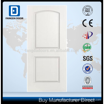 2-Panel Arch Top PU injection Premium White Steel Door Slab